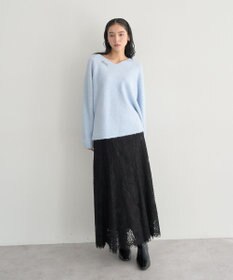 YECCA VECCA Vネックルーズニット