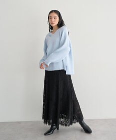 YECCA VECCA Vネックルーズニット