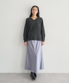 YECCA VECCA Vネックルーズニット