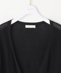 ANY SIS 【接触冷感・UVケア】ショートレングス畔 カーディガン