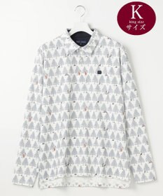 23区GOLF 【MEN/キングサイズ】白夜ゴルフ柄 長袖シャツ