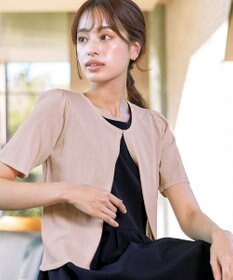 Tiaclasse L 【新色追加・洗える・UVケア・接触冷感】サマーニット半袖カーディガン