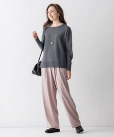 自由区 【Sサイズ有】コットンカシミヤ ニットトレーナー