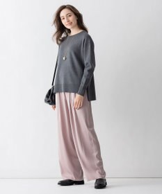 自由区 【Sサイズ有】コットンカシミヤ ニットトレーナー