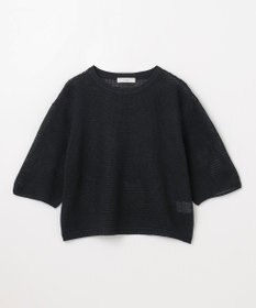 ANY 【洗濯機可/アンチピリング】アイレットメッシュニット