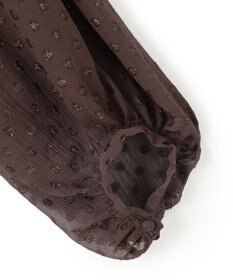 uncrave シアードットジャガード ブラウス