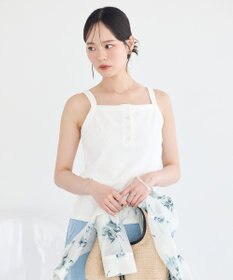 earth music&ecology ヘンリーネックキャミソール