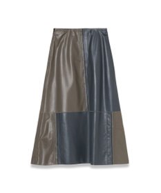JOSEPH オーバーレイナッパ　レザースカート