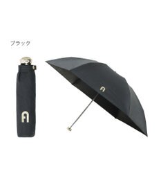 MOONBAT FURLA(フルラ) 晴雨兼用日傘 折りたたみ傘 フワクール生地使用 軽量 無地×アーチロゴ