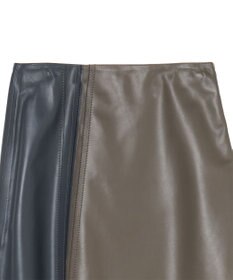 JOSEPH オーバーレイナッパ　レザースカート