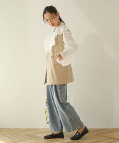 Green Parks Ｏ．洗えてストレッチ　Ｗボタンベスト