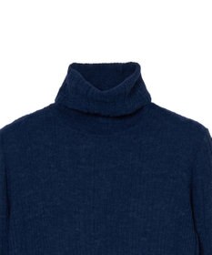 JOSEPH シアーウールリブ ハイネックニット