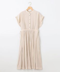 組曲 ギャザーライトデシン ワンピース