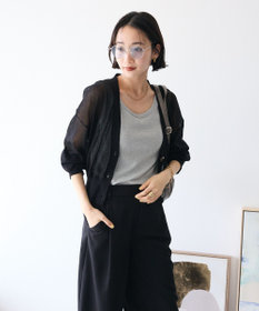 CRAFT STANDARD BOUTIQUE シアーニットカーディガン