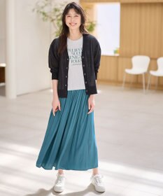 ANY フレンチスリーブロゴTシャツ