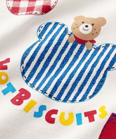 MIKI HOUSE HOT BISCUITS 【80-120cm】ポケットプリント半袖Tシャツ