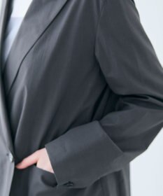 BEIGE， 【洗える・FUDGE 6月号掲載】MALLOW / コットンテーラードオーバージャケット