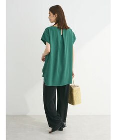 Green Parks セルフカットプリーツワイドパンツ