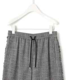 ICB 【洗える】 ライトスラブツイード ワイドパンツ