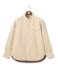 J.PRESS MEN ダブルフェイス キャラメルコール シャツブルゾン