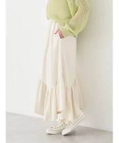 earth music&ecology ウラケ裾フリルスカート