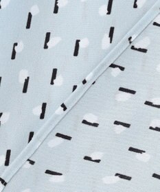 ICB L 【新色追加】BackSatinAmunzen 5分袖配色ボウタイブラウス