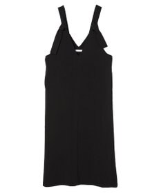 AMERICAN HOLIC 両ＶネックＩラインワンピース