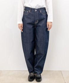 caqu FS narrow barrel ナローバレルデニムパンツ