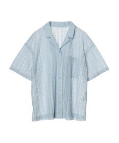 earth music&ecology フラワーレースシャツ