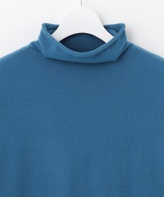 自由区 L 【洗える】ソフトウールハイゲージ ハイネックニット