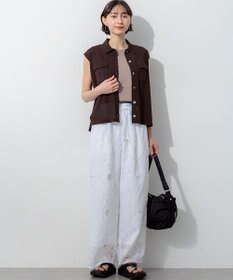 23区 レザータッチトング サンダル