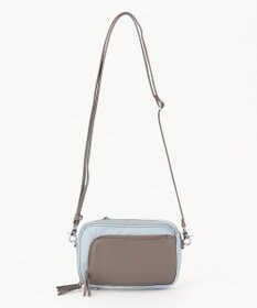 Y'SACCS ナイロン×リサイクルレザー　コンビマルチポシェット