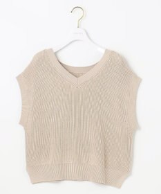 ANY SIS 【前後着用可】スムースタッチ2WAYニット ベスト