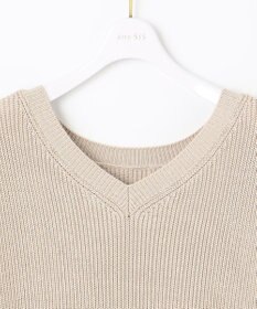 ANY SIS 【前後着用可】スムースタッチ2WAYニット ベスト