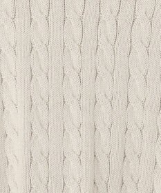 J.PRESS YORK STREET 【WOMEN】コットンニット ケーブルポンチョ