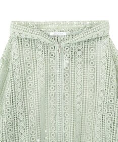 AMERICAN HOLIC 【先行予約】幾何学レースフードシャツ