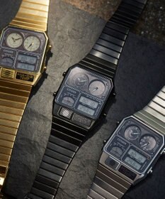 CITIZEN 【特定店取扱いモデル】レコードレーベル 1980年代に一世を風靡したアナデジテンプ