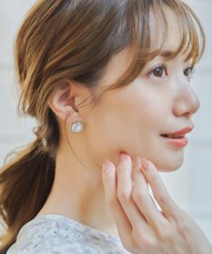 Tiaclasse カラースクエアピアス