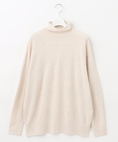 自由区 【洗える】ソフトウールハイゲージ ハイネックニット