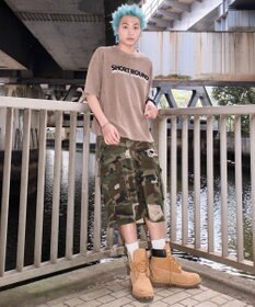 WEGO 【ユニセックス着用ITEM/MLサイズ展開】ブリーチワッフルダメージグラフィックT（SS）