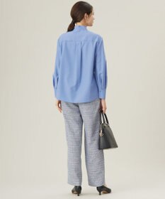 自由区 【洗える】ナチュラルタッチボウタイ ブラウス