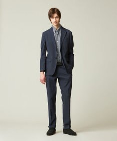 J.PRESS MEN 【夏に嬉しい高機能】カノコインレイ マイクロストライプパッチポケット シャツ/B.D.