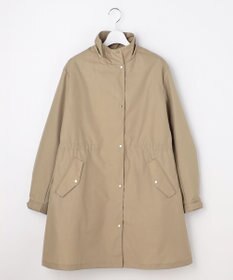 J.PRESS LADIES 【2way】スパンライクナイロンタッサー フーデッド コート