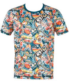 CW-X 【MEN】 CW-X 【CHUMS (チャムス)コラボ】 メンズトップス 薄軽ランニングシャツ 吸汗速乾(本体) UVカット率90％以上(本体) 3分袖 半袖 メンズ LNO510 /ワコール