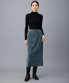 自由区 L 【17号サイズまで展開・SHIHOさん着用】ソフトコーデュロイ スカート