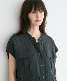 YECCA VECCA ミリタリースキッパーシャツワンピース