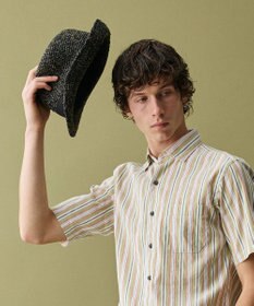 JOSEPH ABBOUD 【サイズ調整可】ラフィアメランジ ハット