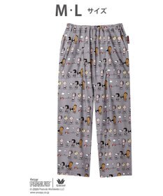 WACOAL PEANUTS ボトムス 8分丈 綿100%(本体) スヌーピー レディース FOT269 /ワコール