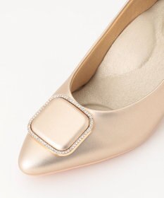 ANY SIS 【22.5cm~24.5cm】スクエアストーン パンプス