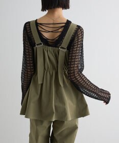 Green Parks ウ゛ィンテージペプラムオールインワン